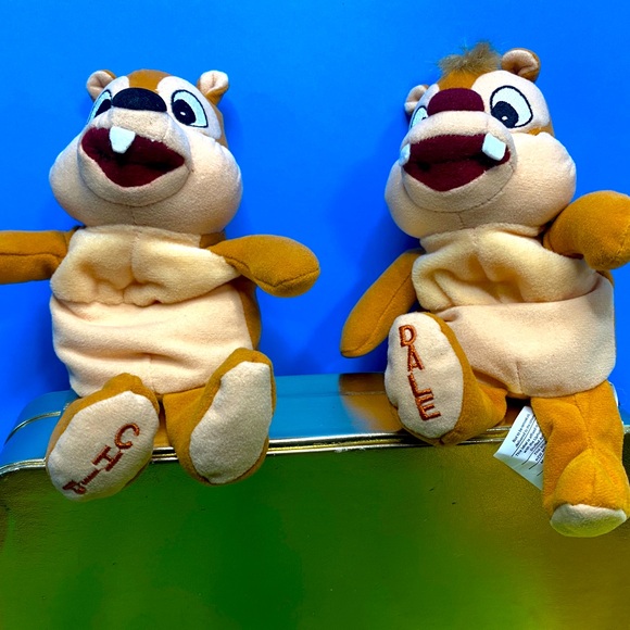 DISNEY EXCLUSIVE NWOT VTG 90s CHIP & DALE COLLECTIBLE RETIRED BEAN BAG PLUSH - Picture 8 of 10